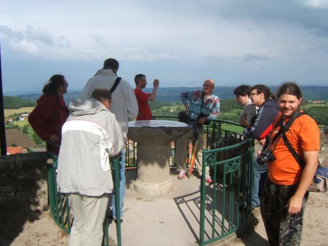 Panorama à St Bonnet le Château perché dans les monts du Forez