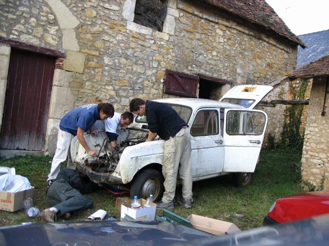 Une trelle récupérée pour pièces