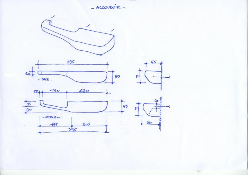 Accoudoir porte AV  4L