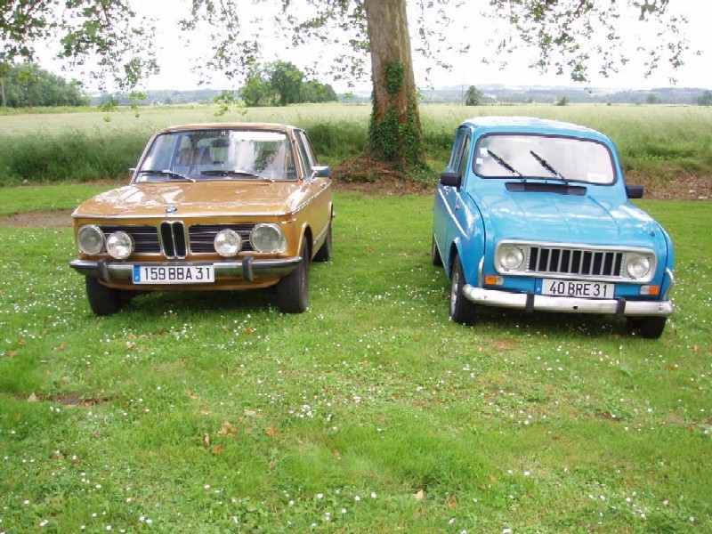 Martine & ma BMW 2002 Ceylon (vue face)