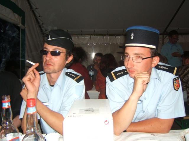 Avec nos amis les gendarmes