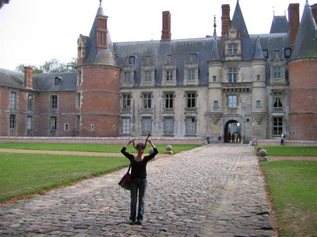 Chacha au chateau de mamade de Maintenon