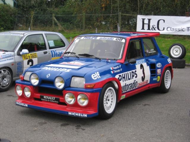 La R5 Maxi Turbo pilotée par Ragnotti...