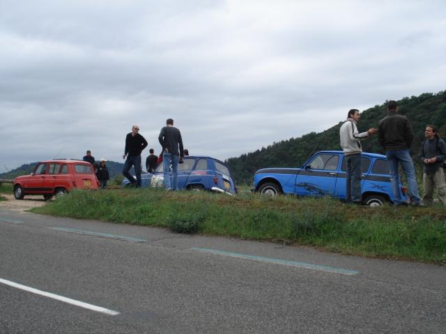 En route vers le Château d'Essalois le dimanche matin